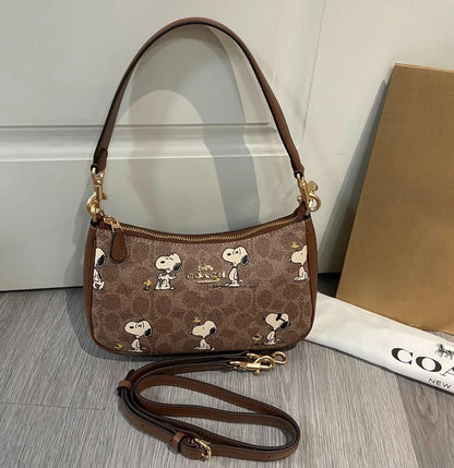 4. Coach x Peanuts Teri Bag for Women – Signature Canvas with Snoopy