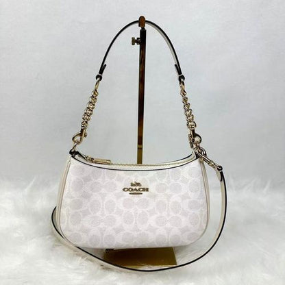 NWT Coach Teri Shoulder Bag In Signature Canvas CV933