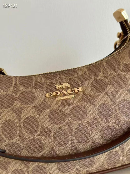 NWT Coach Teri Shoulder Bag In Signature Canvas CV933